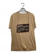 Martin Margiela 10マルタン・マルジェラ 10）の古着「囚人プレートTシャツ」｜ベージュ