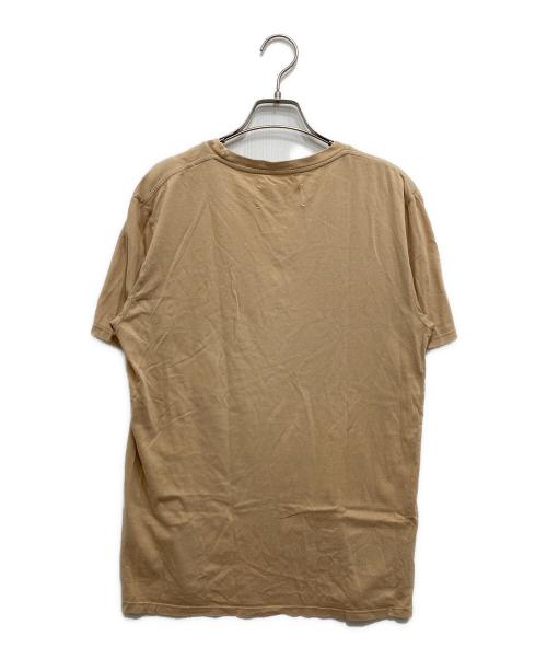 Martin Margiela 10（マルタン・マルジェラ 10）Martin Margiela 10 (マルタン・マルジェラ 10) 囚人プレートTシャツ ベージュ サイズ:SIZE46の古着・服飾アイテム