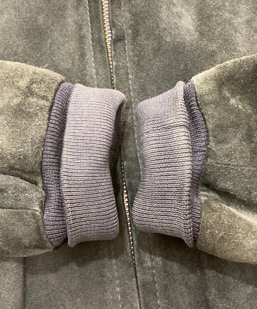 Stewart Leather Jacket.（スチュワートレザージャケット）Stewart Leather Jacket. (スチュワートレザージャケット) レザージャケット グリーン サイズ:Mの古着・服飾アイテム