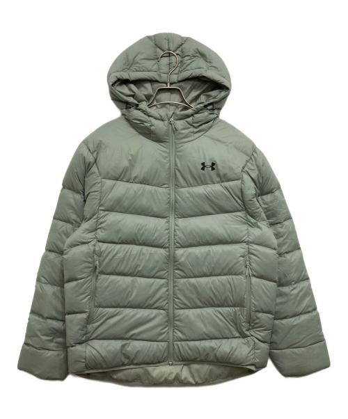 UNDER ARMOUR（アンダーアーマー）UNDER ARMOUR (アンダーアーマー) ダウンジャケット ベージュ サイズ:XLの古着・服飾アイテム