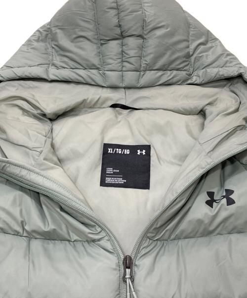 UNDER ARMOUR（アンダーアーマー）UNDER ARMOUR (アンダーアーマー) ダウンジャケット ベージュ サイズ:XLの古着・服飾アイテム