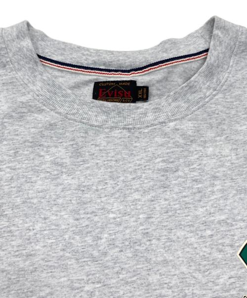 EVISU（エヴィス）EVISU (エヴィス) Seagull Print Fashion fit Sweatshirt/長袖カットソー グレー サイズ:XXLの古着・服飾アイテム
