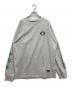 EVISU（エヴィス）の古着「Seagull Print Fashion fit Sweatshirt/長袖カットソー」｜グレー