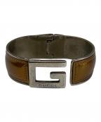 GUCCIグッチ）の古着「パテントレザーバングル」｜ブラウン