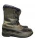 中古・古着 SOREL (ソレル) caribou/スノーブーツ カーキ サイズ:SIZE7：6000円