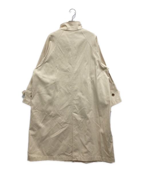 PLST（プラステ）PLST (プラステ) コットンブレンドステンカラーコート アイボリー サイズ:Sの古着・服飾アイテム
