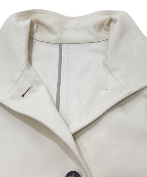 PLST（プラステ）PLST (プラステ) コットンブレンドステンカラーコート アイボリー サイズ:Sの古着・服飾アイテム