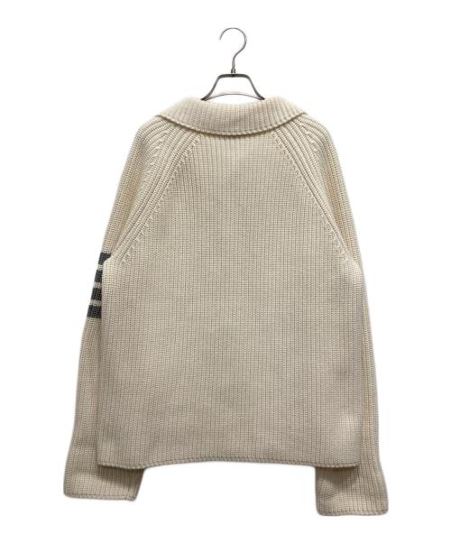 Thom Browne（トムブラウン）Thom Browne (トムブラウン) ウールニットジャケット ホワイト サイズ:SIZE4の古着・服飾アイテム