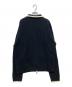 ZARA (ザラ) コントラストジップアップカーディガン ブラック×ホワイト サイズ:XL：5000円
