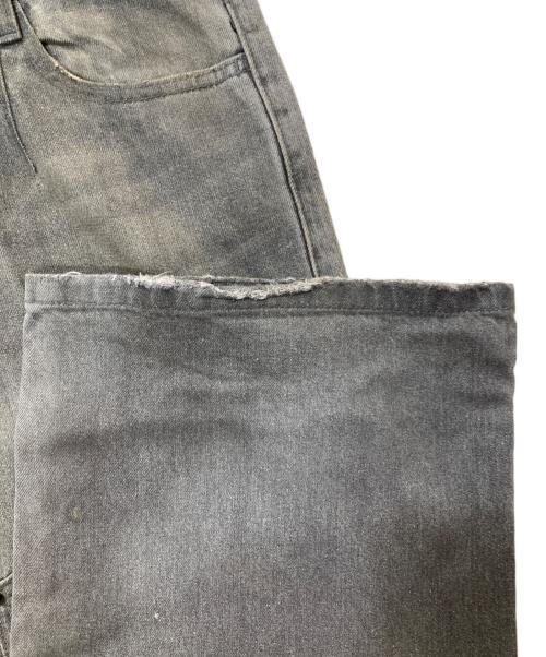 BADWAY（バッドウェイ）BADWAY (バッドウェイ) Coating double knee denim グレー サイズ:Lの古着・服飾アイテム