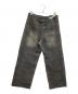 BADWAY (バッドウェイ) Coating double knee denim グレー サイズ:L：10000円