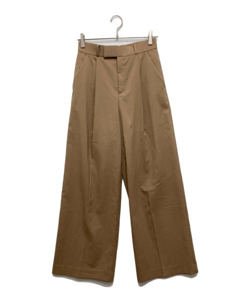 Noble（ノーブル）Noble (ノーブル) エステルツイルストレッチスラックスパンツ ベージュ サイズ:SIZE38の古着・服飾アイテム