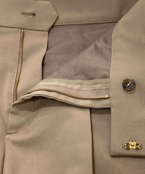 Noble（ノーブル）Noble (ノーブル) エステルツイルストレッチスラックスパンツ ベージュ サイズ:SIZE38の古着・服飾アイテム