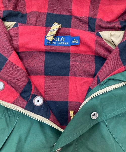 POLO RALPH LAUREN（ポロ・ラルフローレン）POLO RALPH LAUREN (ポロ・ラルフローレン) 60/40クロスマウンテンパーカー グリーン サイズ:Mの古着・服飾アイテム
