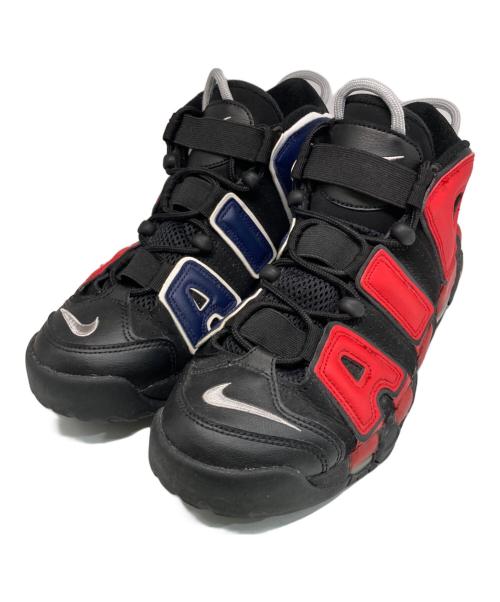NIKE（ナイキ）NIKE (ナイキ) AIR MORE UP TEMPO '96 ブラック×レッド×ネイビー サイズ:26.5.cmの古着・服飾アイテム