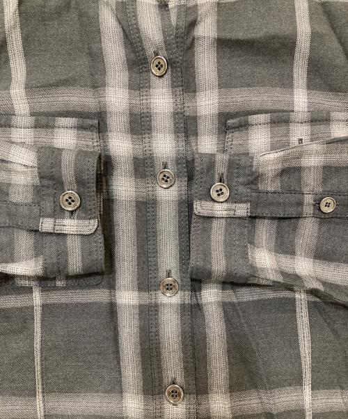 BURBERRY LONDON（バーバリーロンドン）BURBERRY LONDON (バーバリーロンドン) チェックシャツ ブラック サイズ:38の古着・服飾アイテム