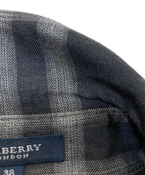 BURBERRY LONDON（バーバリーロンドン）BURBERRY LONDON (バーバリーロンドン) チェックシャツ ブラック サイズ:38の古着・服飾アイテム