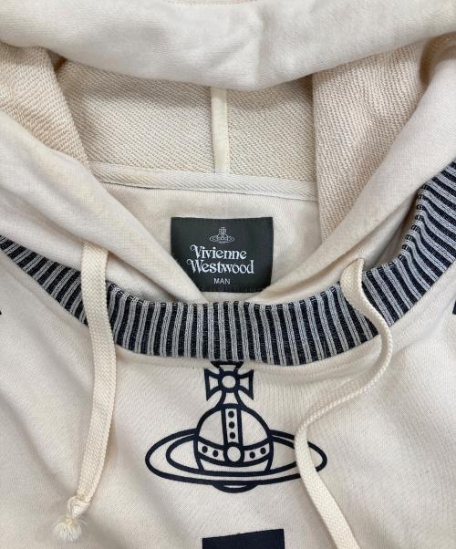 Vivienne Westwood man（ヴィヴィアン ウェストウッド マン）Vivienne Westwood man (ヴィヴィアン ウェストウッド マン) オーバーサイズドルマンパーカー ホワイト サイズ:FREEの古着・服飾アイテム