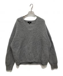 theory（セオリー）の古着「Vネックニット」｜グレー
