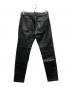 BEAUTY&YOUTH UNITED ARROWS (ビューティーアンドユースユナイテッドアローズ) カウレザーパンツ ブラック サイズ:76cm (W30)：12000円