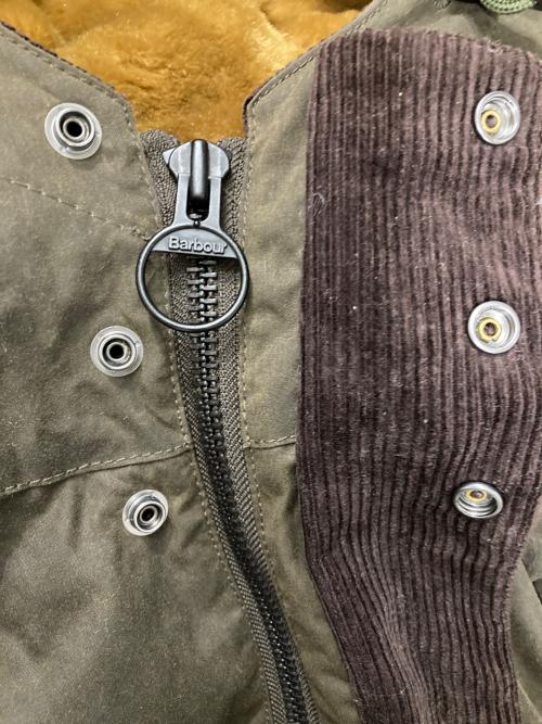 Barbour（バブアー）Barbour (バブアー) Engineered Garments (エンジニアド ガーメンツ) Highland Wax Parka オリーブ サイズ:Lの古着・服飾アイテム