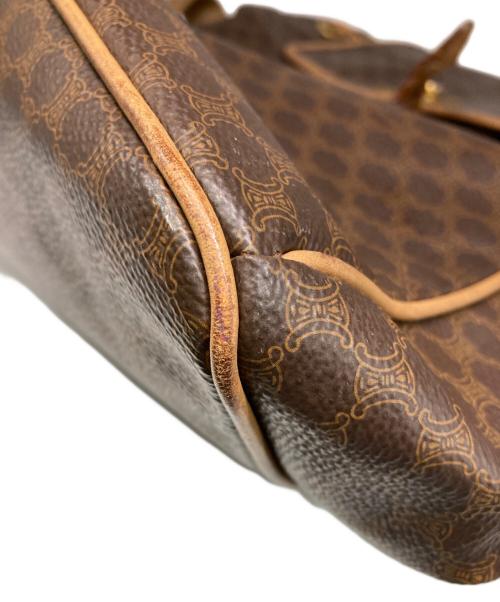 CELINE（セリーヌ）CELINE (セリーヌ) マカダム柄リュック ブラウンの古着・服飾アイテム