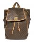CELINE（セリーヌ）の古着「マカダム柄リュック」｜ブラウン
