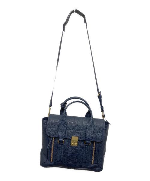 3.1 phillip lim（スリーワンフィリップリム）3.1 phillip lim (スリーワンフィリップリム) 2WAYバッグ ネイビーの古着・服飾アイテム