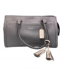 COACH（コーチ）の古着「レガシー/レザートートバッグ」｜グレー