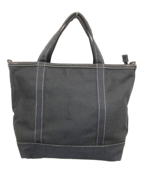 L.L.Bean（エルエルビーン）L.L.Bean (エルエルビーン) キャンバストートバッグ ブラックの古着・服飾アイテム