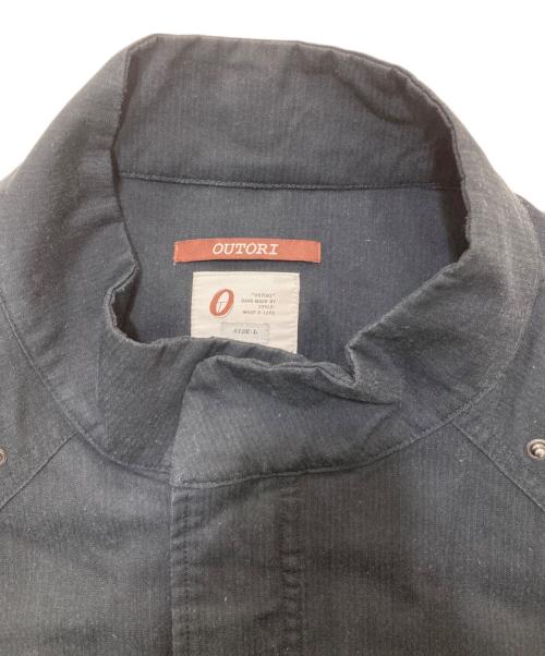 OUTORI（-）OUTORI (-) モッズコート ブラック サイズ:Lの古着・服飾アイテム