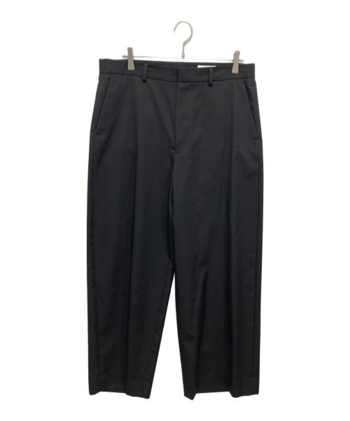 LOEFF（ロエフ）LOEFF (ロエフ) ウールギャバ ワイドパンツ ブラック サイズ:2の古着・服飾アイテム