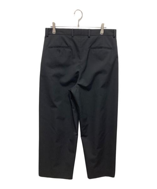 LOEFF（ロエフ）LOEFF (ロエフ) ウールギャバ ワイドパンツ ブラック サイズ:2の古着・服飾アイテム