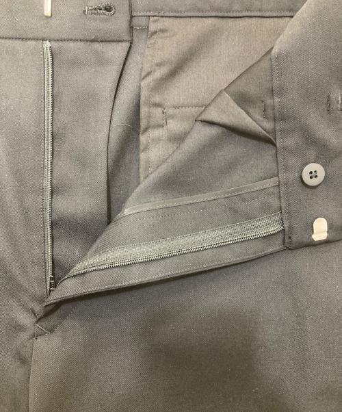 LOEFF（ロエフ）LOEFF (ロエフ) ウールギャバ ワイドパンツ ブラック サイズ:2の古着・服飾アイテム