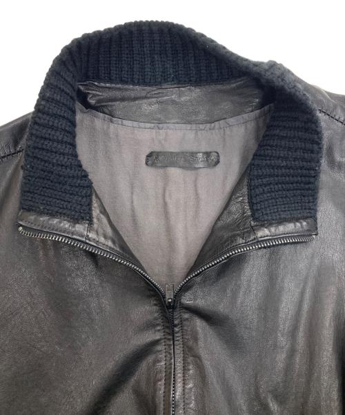 salvatore santoro（サルヴァトーレサントロ）Salvatore Santoro (サルヴァトーレサントロ) ラムレザージャケット ブラウン サイズ:SIZE 48の古着・服飾アイテム