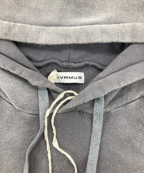 VIVAMUS（ヴィヴァムス）VIVAMUS (ヴィヴァムス) SPLIT SWEAT HOODIE / GRY グレー サイズ:freeの古着・服飾アイテム