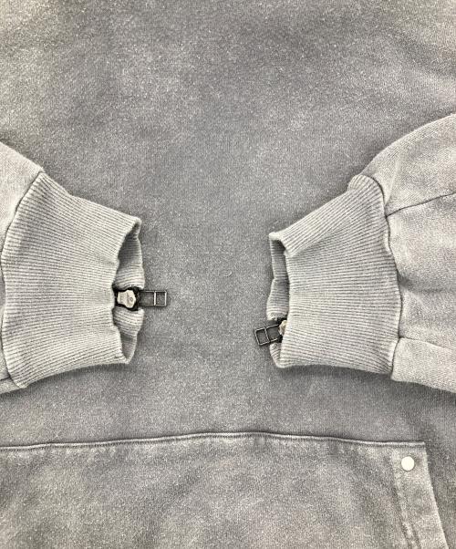 VIVAMUS（ヴィヴァムス）VIVAMUS (ヴィヴァムス) SPLIT SWEAT HOODIE / GRY グレー サイズ:freeの古着・服飾アイテム