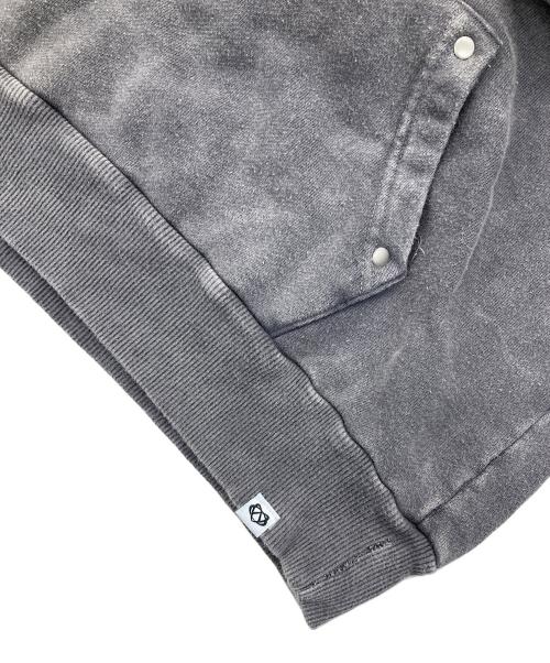 VIVAMUS（ヴィヴァムス）VIVAMUS (ヴィヴァムス) SPLIT SWEAT HOODIE / GRY グレー サイズ:freeの古着・服飾アイテム