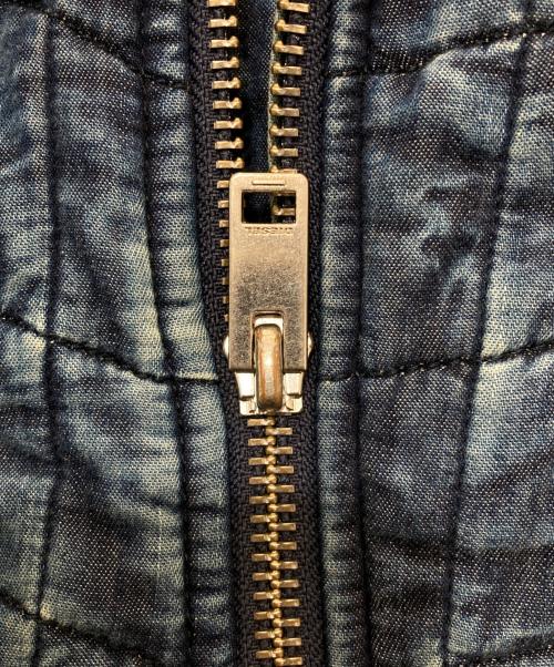 DIESEL（ディーゼル）DIESEL (ディーゼル) J-GIBSON-FUR/デニムライダースジャケット インディゴ サイズ:Sの古着・服飾アイテム