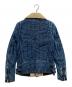 DIESEL (ディーゼル) J-GIBSON-FUR/デニムライダースジャケット インディゴ サイズ:S：10000円