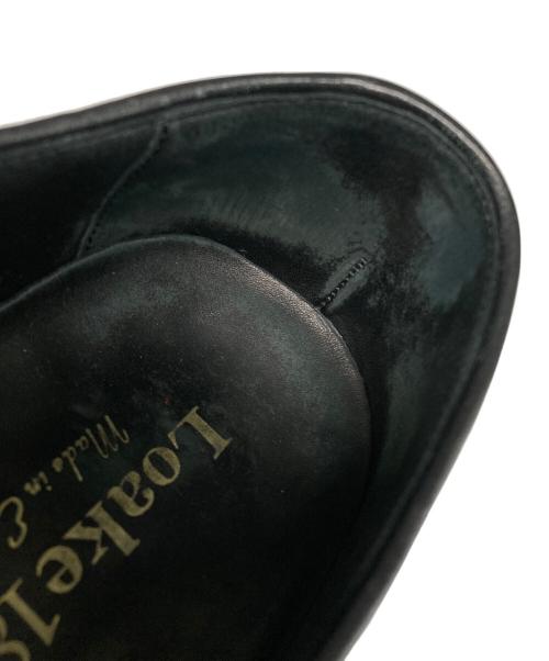 LOAKE 1880（ローク）LOAKE 1880 (ローク) プレーントゥシューズ ブラック サイズ:6 1/2の古着・服飾アイテム