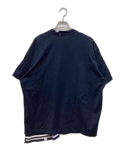 kolor/BEACON（カラービーコン）kolor/BEACON (カラービーコン) ドッキングS/S TEE ネイビー サイズ:SIZE2の古着・服飾アイテム