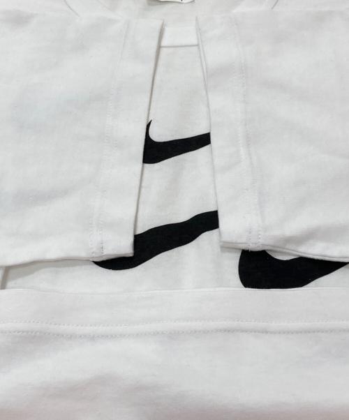 BLACK COMME des GARCONS（ブラックコムデギャルソン）BLACK COMME des GARCONS (ブラックコムデギャルソン) NIKE (ナイキ) 綿天竺プリントTシャツ ホワイト サイズ:XLの古着・服飾アイテム