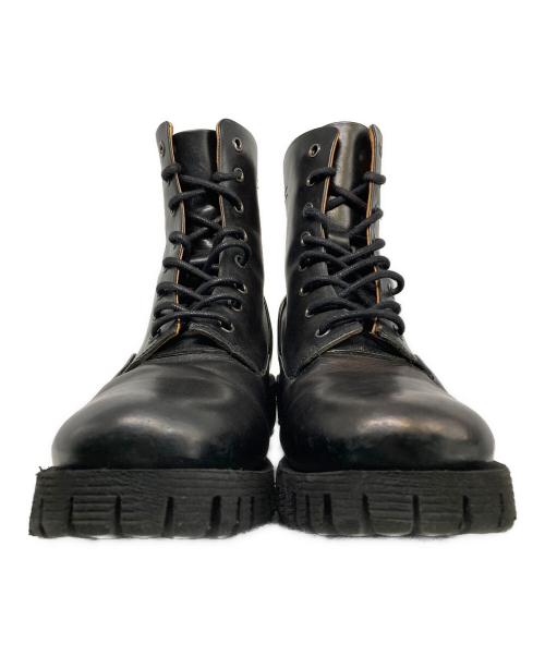DIESEL（ディーゼル）DIESEL (ディーゼル) D-DEPP/レザーコンバットブーツ ブラック サイズ:SIZE40の古着・服飾アイテム