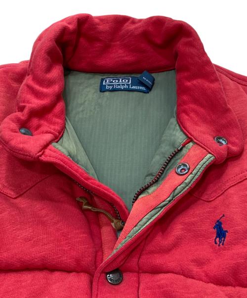 POLO RALPH LAUREN（ポロ・ラルフローレン）POLO RALPH LAUREN (ポロ・ラルフローレン) 中綿ベスト レッド サイズ:Mの古着・服飾アイテム
