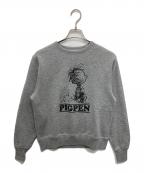 TSPTRティーエスピーティーアール）の古着「PIGPEN/ピッグペンプリントスウェット」｜グレー