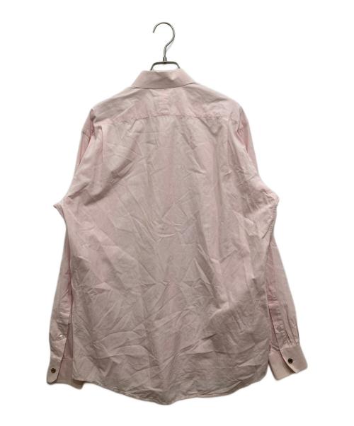 HERMES（エルメス）HERMES (エルメス) プレーン長袖シャツ ピンク サイズ:SIZE42の古着・服飾アイテム