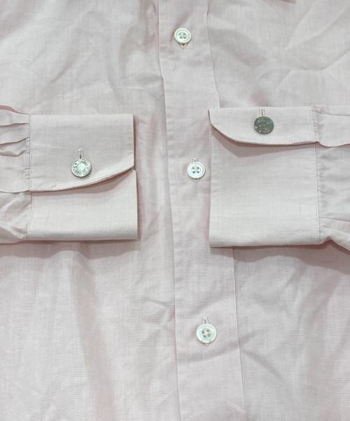 HERMES（エルメス）HERMES (エルメス) プレーン長袖シャツ ピンク サイズ:SIZE42の古着・服飾アイテム