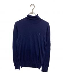 POLO RALPH LAUREN（ポロ・ラルフローレン）の古着「タートルネックニット」｜ネイビー