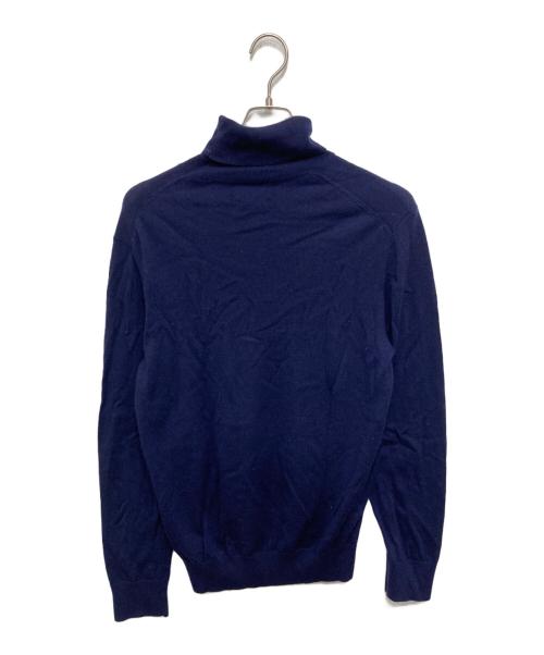 POLO RALPH LAUREN（ポロ・ラルフローレン）POLO RALPH LAUREN (ポロ・ラルフローレン) タートルネックニット ネイビー サイズ:Mの古着・服飾アイテム